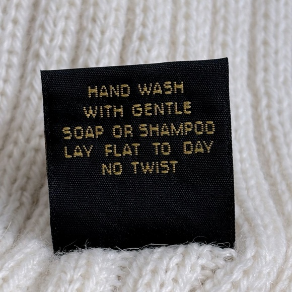 The Alpaca Connection 100% Alpaca Open Cardigan Sweater Cream/Ivory Size Large - Picture 12 of 12